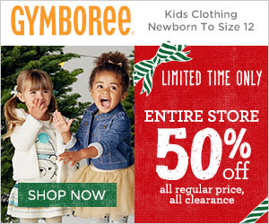 50% Off Everything at Gymboree - LAST DAY!