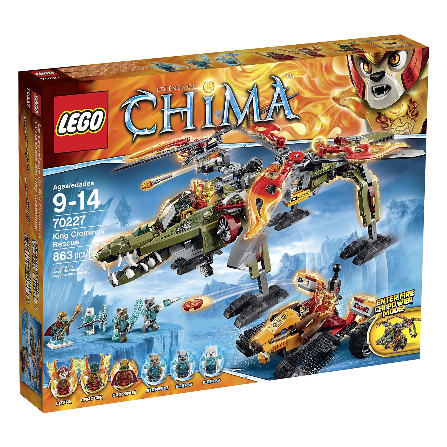 Lego Legends of Chima King Crominus' Rescue Building Kit Only $46.54! (Reg. $80!)