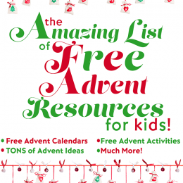 The AMAZING LIST of FREE ADVENT RESOURCES for KIDS!