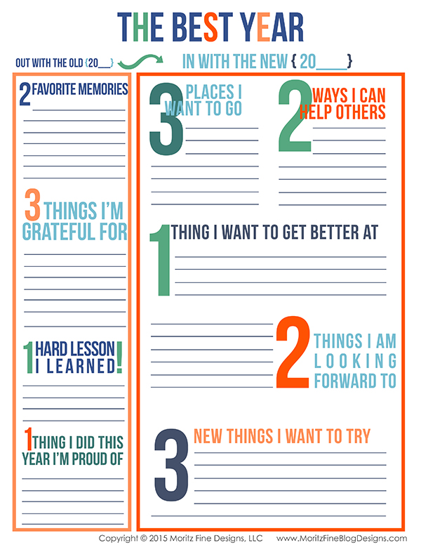 Goal Setting Printables