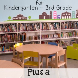 Reading Lists for Kindergarten through 3rd Grade – with a Free Reading Log!