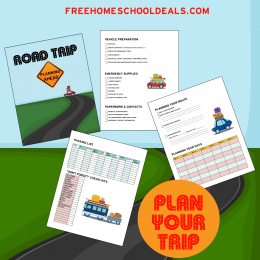 Free Road Trip Planning Pages!