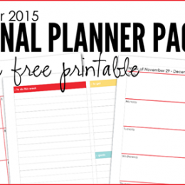 FREE Planner Pages