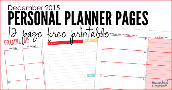 FREE Planner Pages