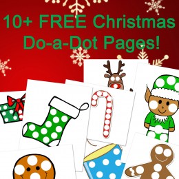 FREE Christmas Dot a Do pages