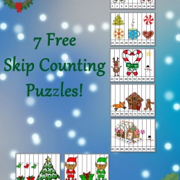 FREE Skip Counting Puzzles