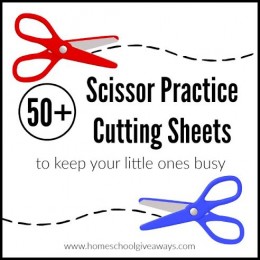 Cutting practice sheets