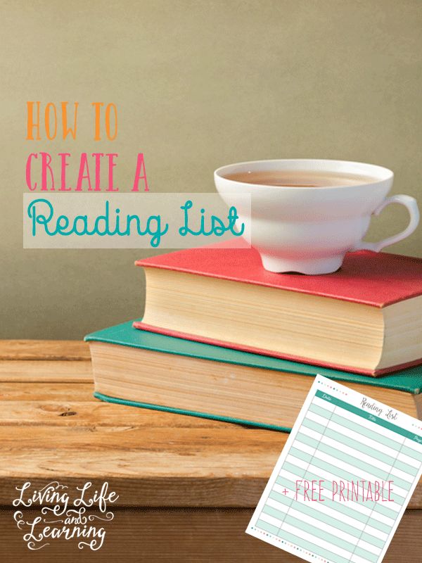 FREE Reading List Printable