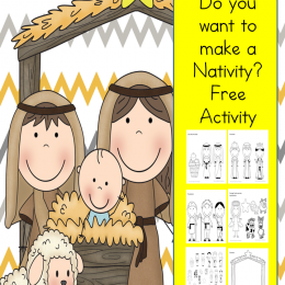 FREE Build a Nativity Activity
