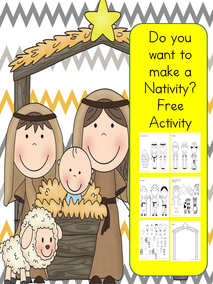 FREE Build a Nativity Activity