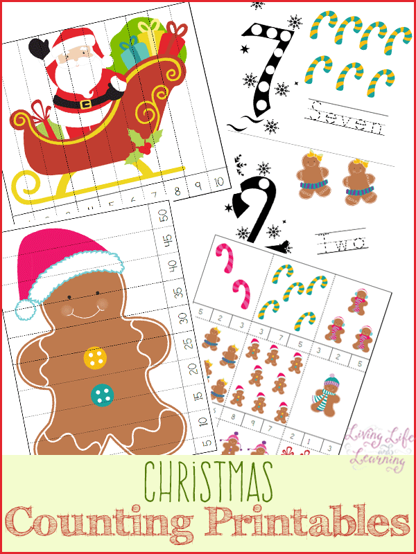 FREE Christmas Counting Printable