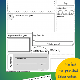 FREE Pen Pal Printables