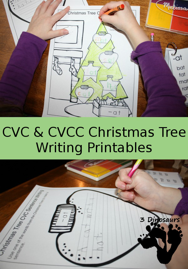 FREE Christmas Tree Writing Printables