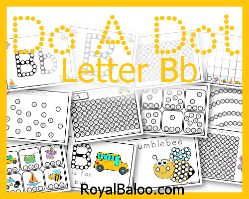 FREE Letter B Printables