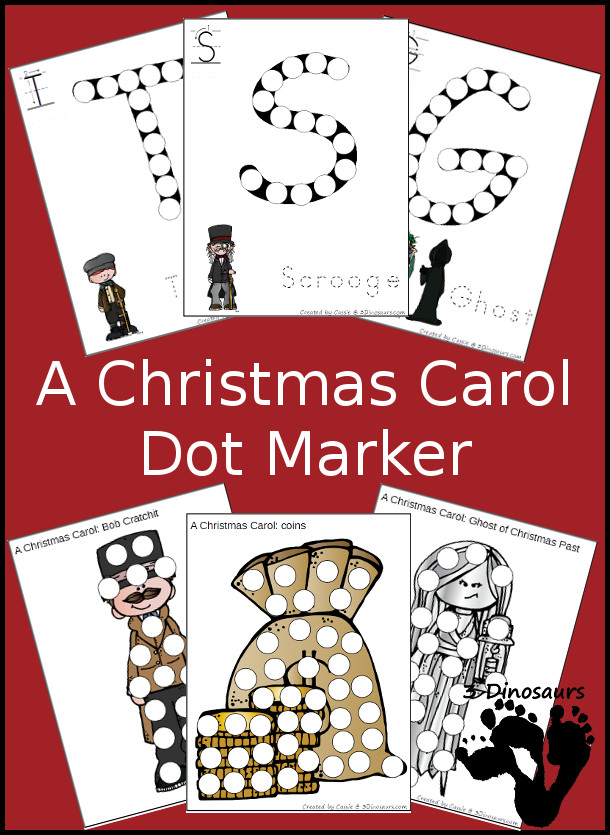 FREE A Christmas Carol Marker Pages