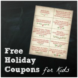 FREE Holiday Coupons