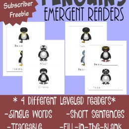 FREE Penguins Emergent Readers