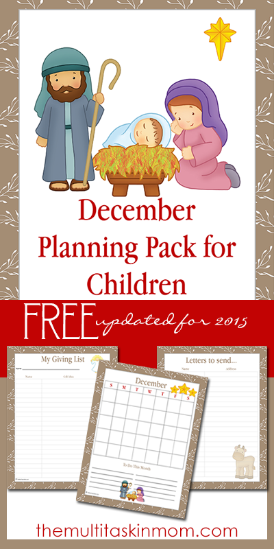 FREE December Planning Packs