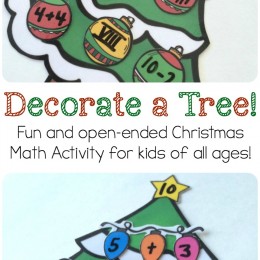 FREE Decorate a TREE Math