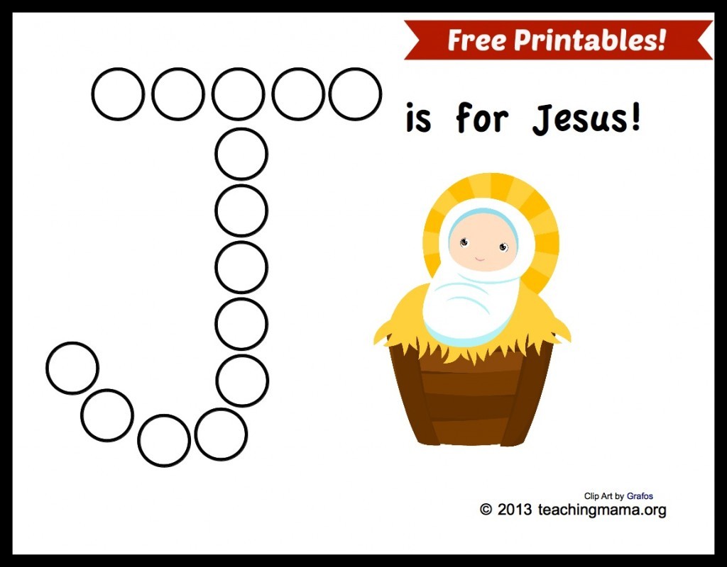 FREE J is for Jesus