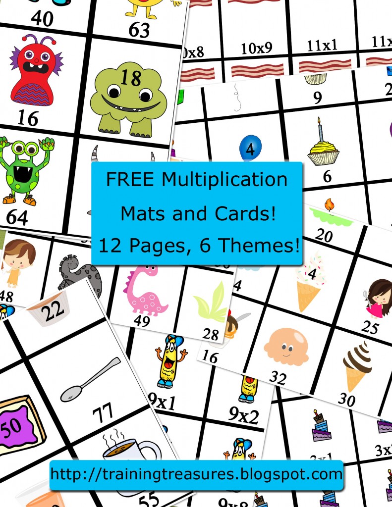 FREE Multiplication Mats