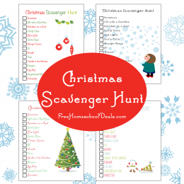 Free Printable: Christmas Scavenger Hunt!