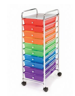 10 Drawer Organizer Cart Only $29.83! (Reg. $40!)