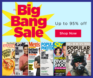 The Big Bang Magazine Sale - Up to 95% Off!