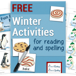 Free Winter Spelling & Reading Practice Activities