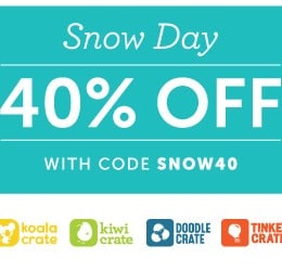 40% Off 1st Month Subscription at Kiwi Crate