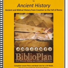 Biblioplan History Curriculum Sale - 5% Off + Free Shipping!