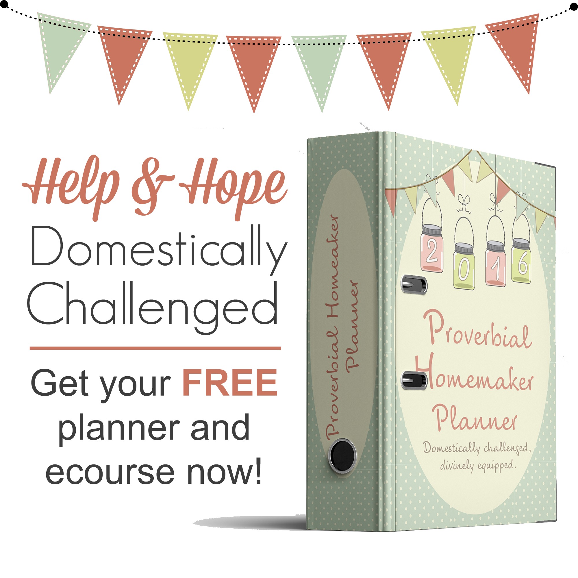 Free Homemaking Planner and eCourse - Limited Time!