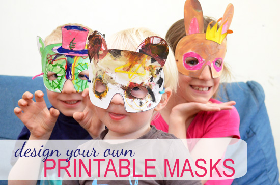 Design Your Own Printable Masks