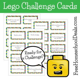 Free Printable LEGO Challenge Cards!