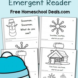 Snowman, snowman, what do you see? Free Emergent Reader