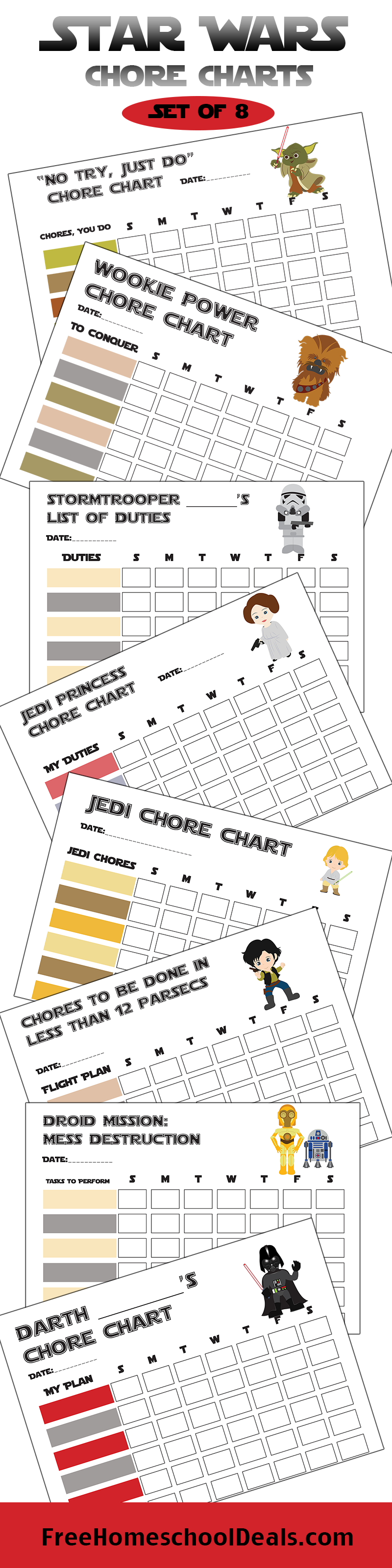 Free Printable Star Wars Chore Charts