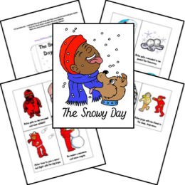 The Snowy Day Lapbook