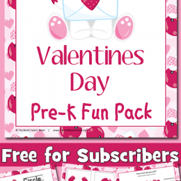 FREE Valentine's Day PreK Fun Pack