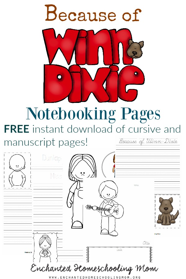 FREE Winn DIxie Notebooking Pages