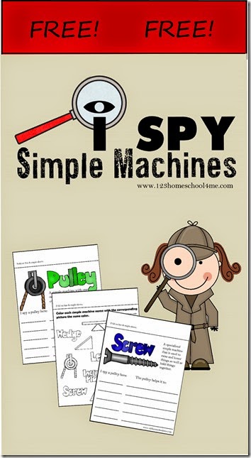 FREE I spy Simple Machines