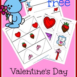 FREE Valentines Prek Pages