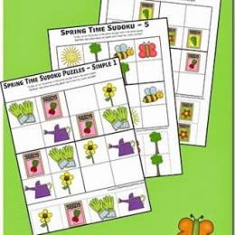 FREE SPRING SUDOKU PUZZLES (Instant Download)