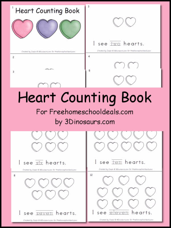 FREE Heart Counting Book