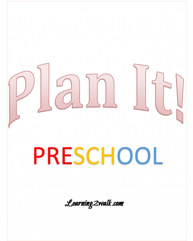 FREE Preschool Planner