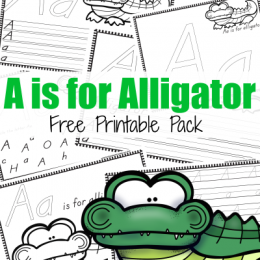 FREE A is for Alligator