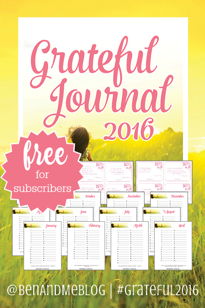 FREE Grateful Journal