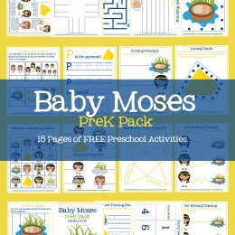 FREE Baby Moses PreK Pack