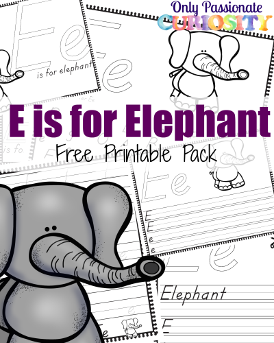 FREE E is for Elephant