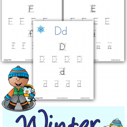FREE Winter Preschool Pages
