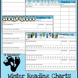 FREE Winter Reading Charts